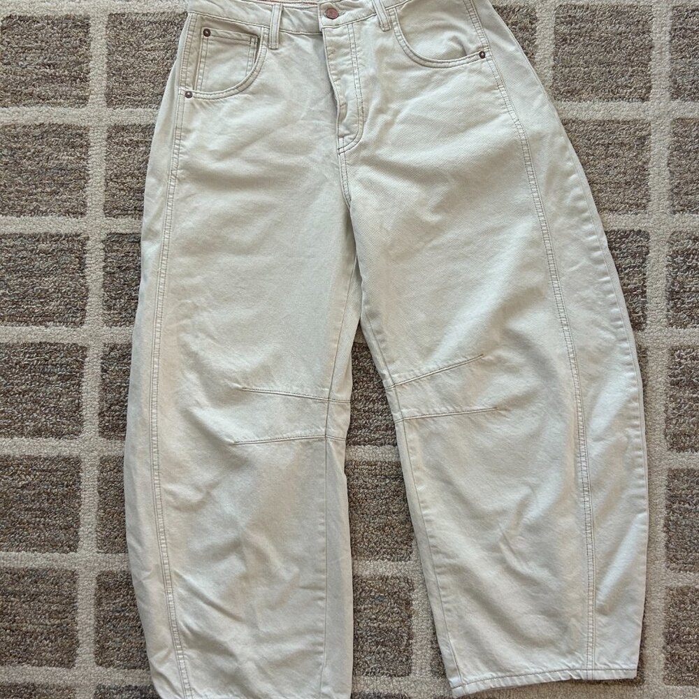 We the Free Good Luck Mid-rise Barrel Jeans